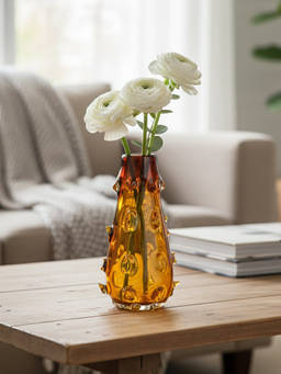 Whispering Homes - Puffer Ombre Glass Vase - Medium