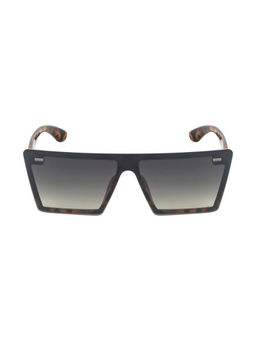 Opium Eyewear - Men Green Square Sunglasses with UV Protection & Mirrored Lens (OP-1912-C02)