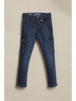 Allen Solly - Boys Navy Blue Jeans