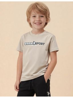 U.S. POLO ASSN. - Boys Brand Embossed Regular Fit Shirt