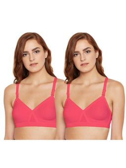 Bodycare - Pack of 2 B-C-D Cup Bra In Coral Colour