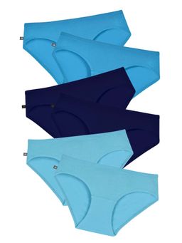 Adira - Girls Multi-Color Cotton Panties (Pack of 6)