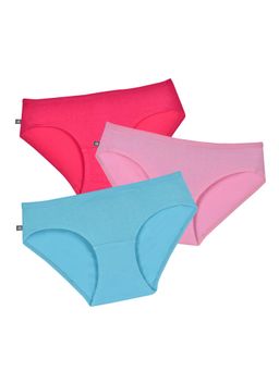 Adira - Girls Multi-Color Cotton Panties (Pack of 3)
