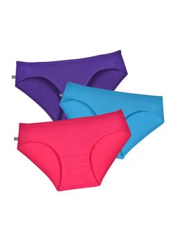 Adira - Girls Multi-Color Cotton Panties (Pack of 3)