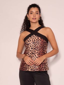 Uptownie - Criss Cross Cutout Top