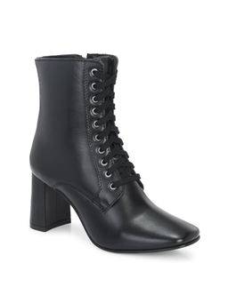 Delize - Black Women High Heel Casual Boots