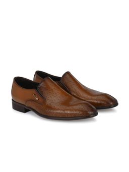 EGOSS - Ibiza Loafers Premium Genuine Leather Tan Loafers for Men