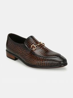 EGOSS - Ibiza Loafers Premium Genuine Leather Brown Loafers for Men
