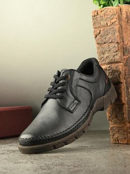 EGOSS - Aspeerio Mud Trail Black Derbies for Men