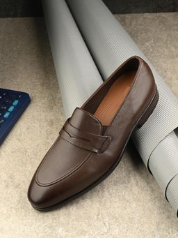 EGOSS - Aspeerio Rover Formal Brown Loafers for Men