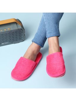 Drunken - Winter Home Open Toe Non Slip Rose Pink Room Slippers