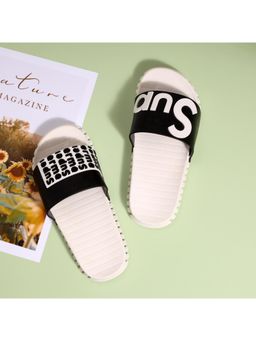 Drunken - Women's Home Fashion Open Toe Non Slip Multi-Color Sliders