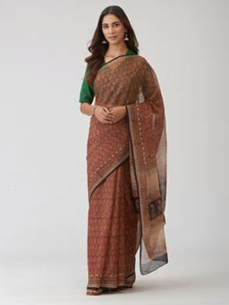 Fabindia - Cotton Silk Kota Printed Sari