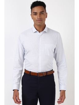 Peter England - Men White Slim Fit Formal Shirt