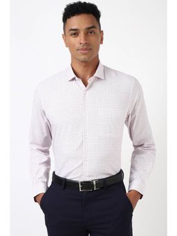 Peter England - Men White Slim Fit Formal Shirt