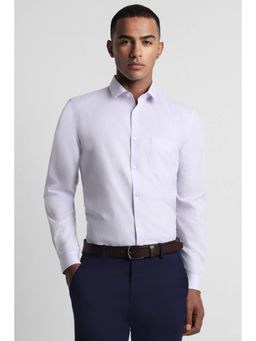 Peter England - Men Lilac Slim Fit Formal Shirt