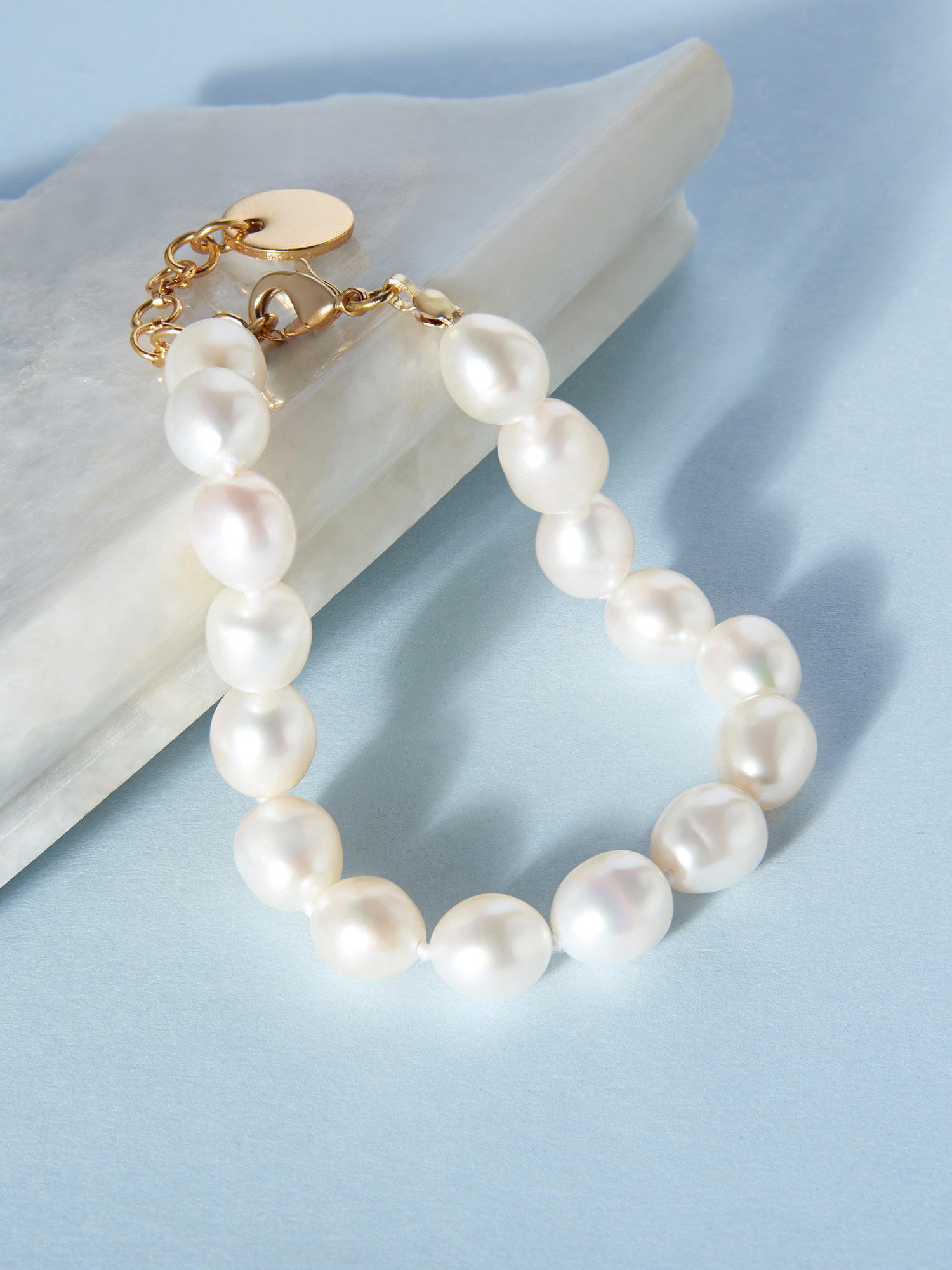 Buy Zaveri Pearls Freshwater Natural White 8-9 mm AAA+ Rice Single