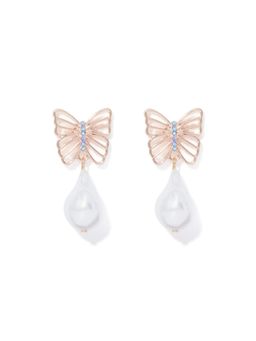 Forever New - Elysia Butterfly and Pearl Earring