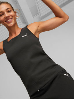 Puma - Slim Womens Black Tank Top