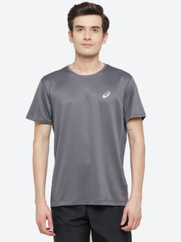 ASICS - Silver Ss Grey Mens T-shirts
