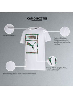 Puma - Camo Box Men White T-shirt