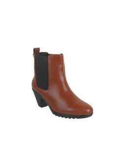 Metro - Women Tan Chelsea Boots