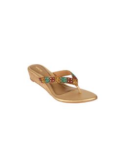 Mochi - Women Gold Sandals
