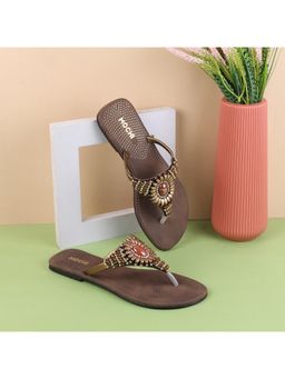 Mochi - Women Brown Flats
