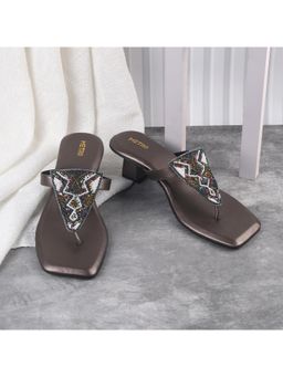 Metro - Women Grey Heels