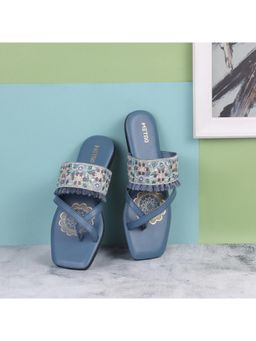 Metro - Women Blue Flats