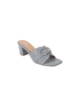 Mochi - Women Grey Sandal Heels