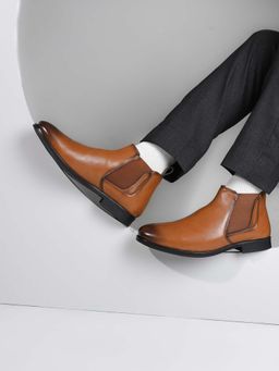 Hydes N Hues - Tan Chelsea Boots for Men