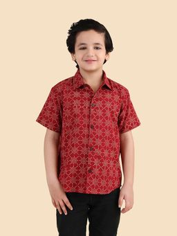 Fabindia - Red Printed Shirt