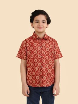 Fabindia - Red Printed Shirt