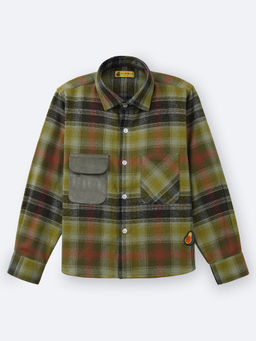 Avokiddos - Green Checks Shirt