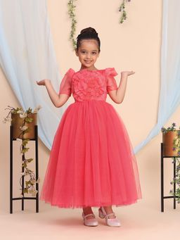 Toy Balloon Kids - Coral Self Design Dress