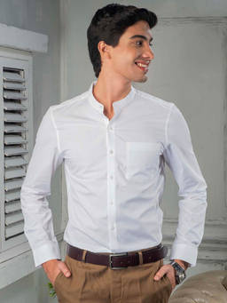 Turtle - White Solid Shirt