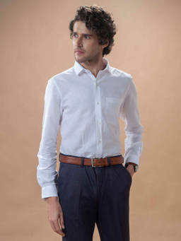 Turtle - White Solid Shirt