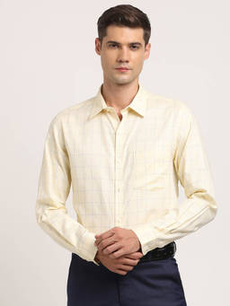 Turtle - Cream Checks Shirt
