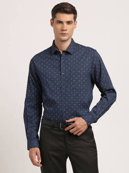 Turtle - Blue Printed Shirt