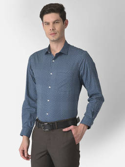 Turtle - Blue Printed Shirt