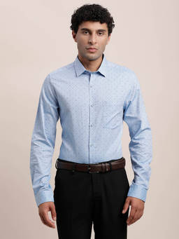 Turtle - Blue Printed Shirt