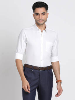 Turtle - White Printed Shirt