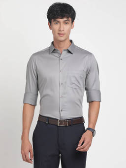Turtle - Grey Solid Shirt