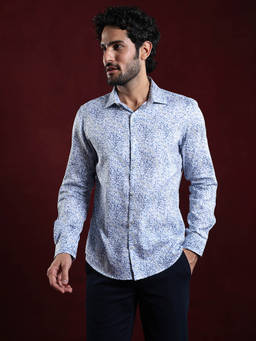 Turtle - Blue Printed Shirt