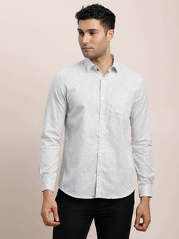Turtle - Grey Printed Shirt