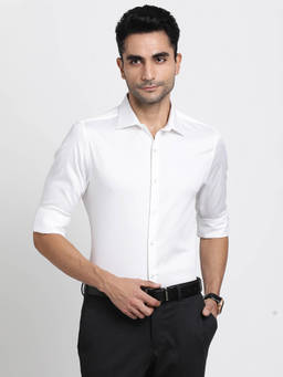 Turtle - White Solid Shirt