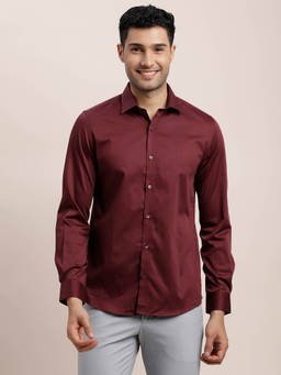 Turtle - Maroon Solid Shirt