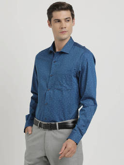 Turtle - Blue Printed Shirt
