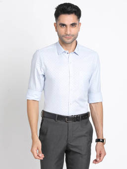 Turtle - Blue Printed Shirt